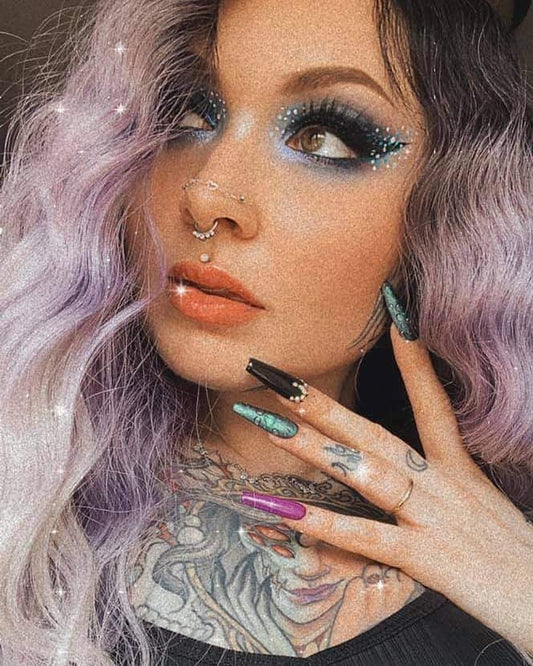 Spring Rain Press on Nail Set