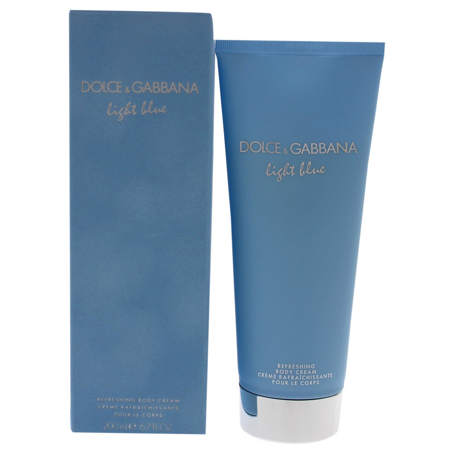 Light Blue by Dolce and Gabbana for Women - 6.7 oz Refreshing Body Cream