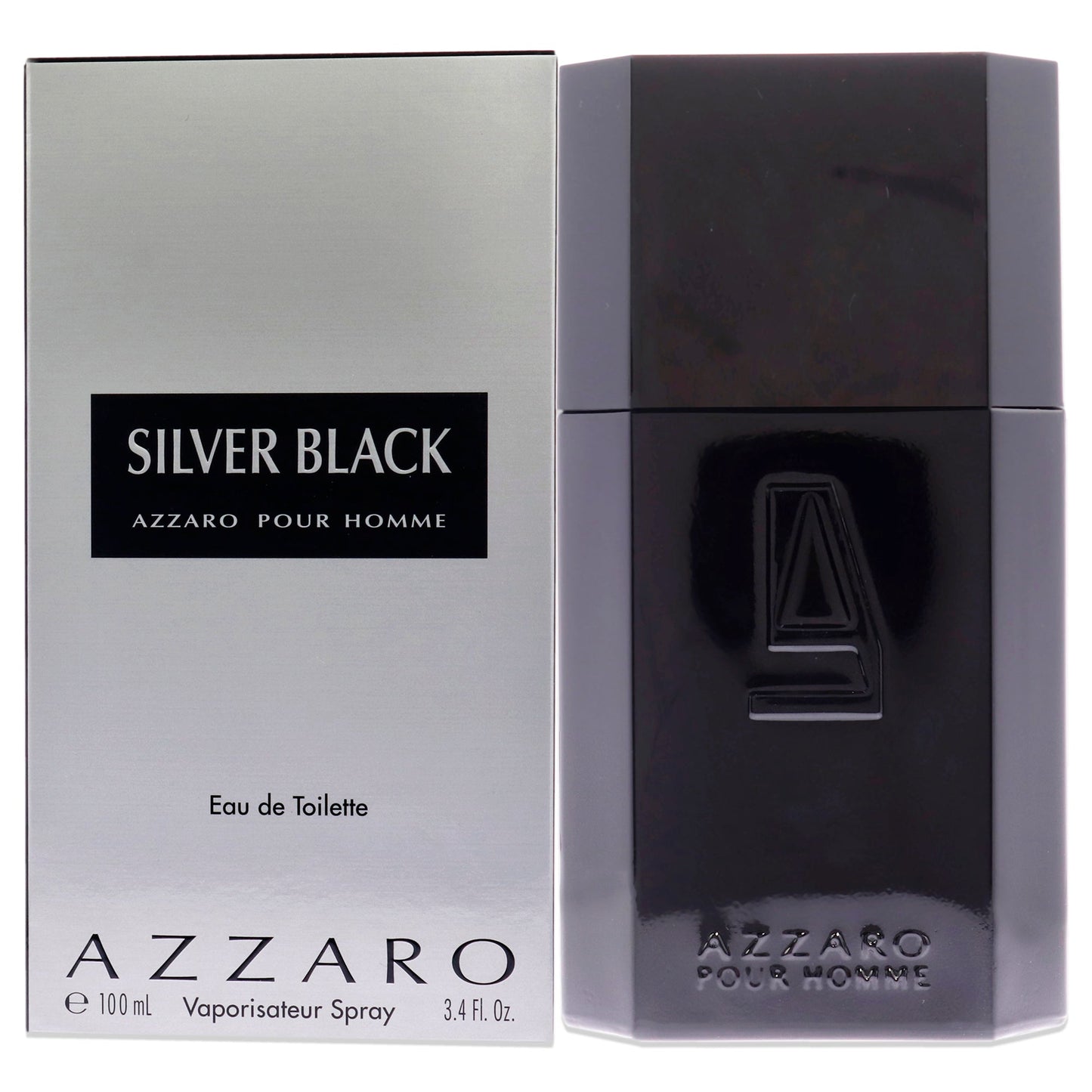 Silver Black by Azzaro for Men 3.4 oz EDT Spray