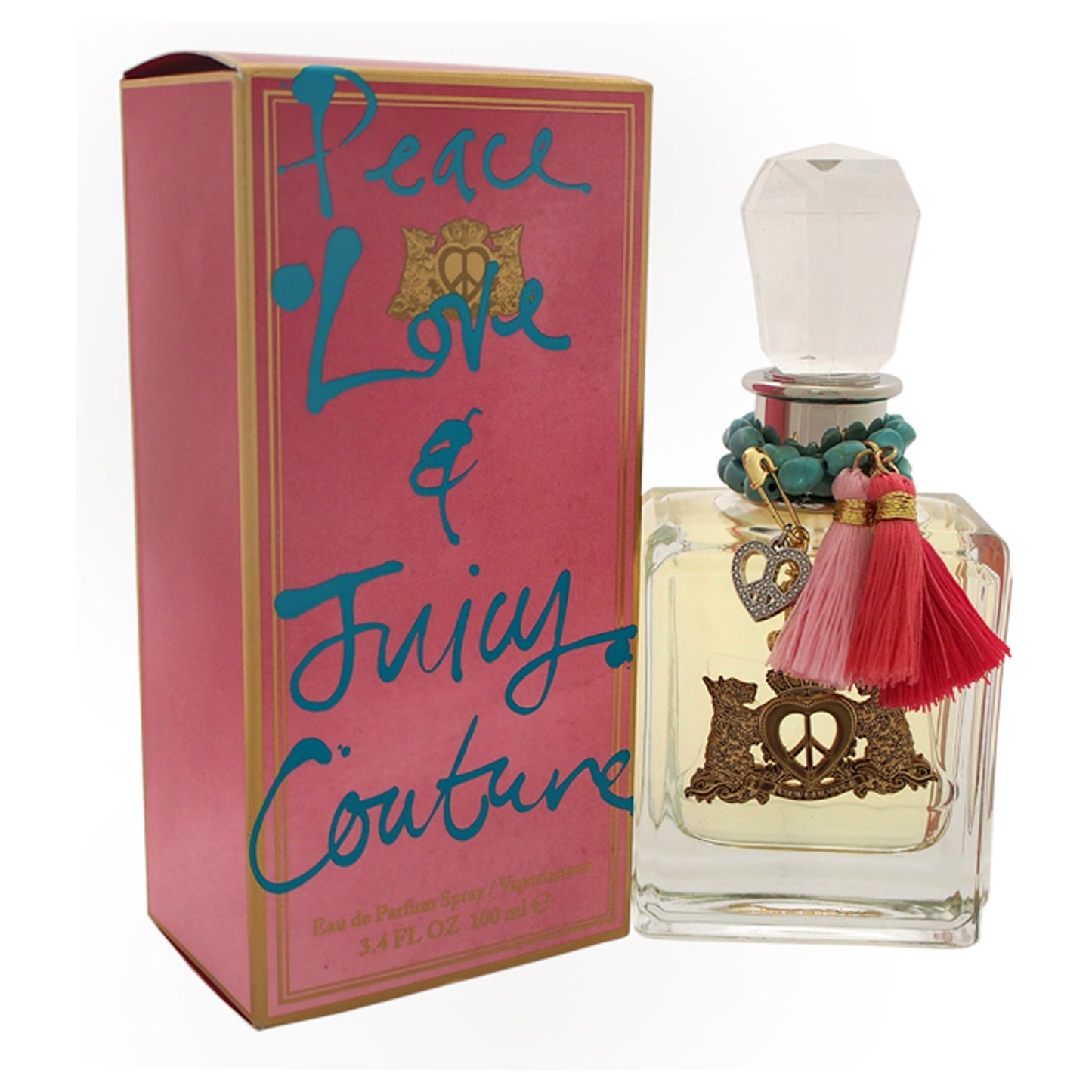 Peace Love & Juicy Couture by Juicy Couture for Women 3.4 oz EDP Spray