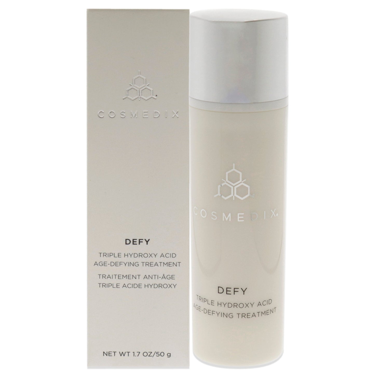 Defy Triple Hydroxy Acid Age-Defying by CosMedix for Unisex 1.7 oz Treatment
