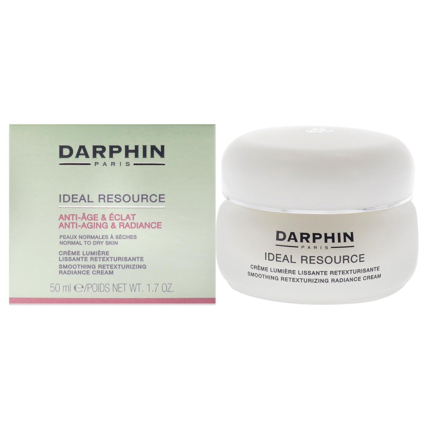 Ideal Resource Smoothing Retexturizing Radiance Cream For Normal To Dry Skin by Darphin for Unisex 1.7 oz Cream