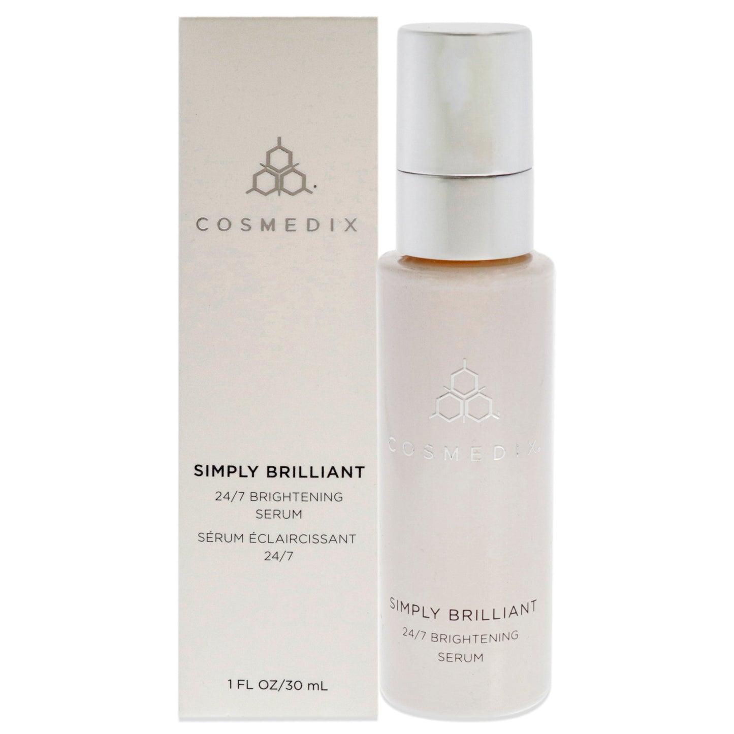 Simply Brilliant 24-7 Brightening Serum by CosMedix for Unisex - 1 oz Serum