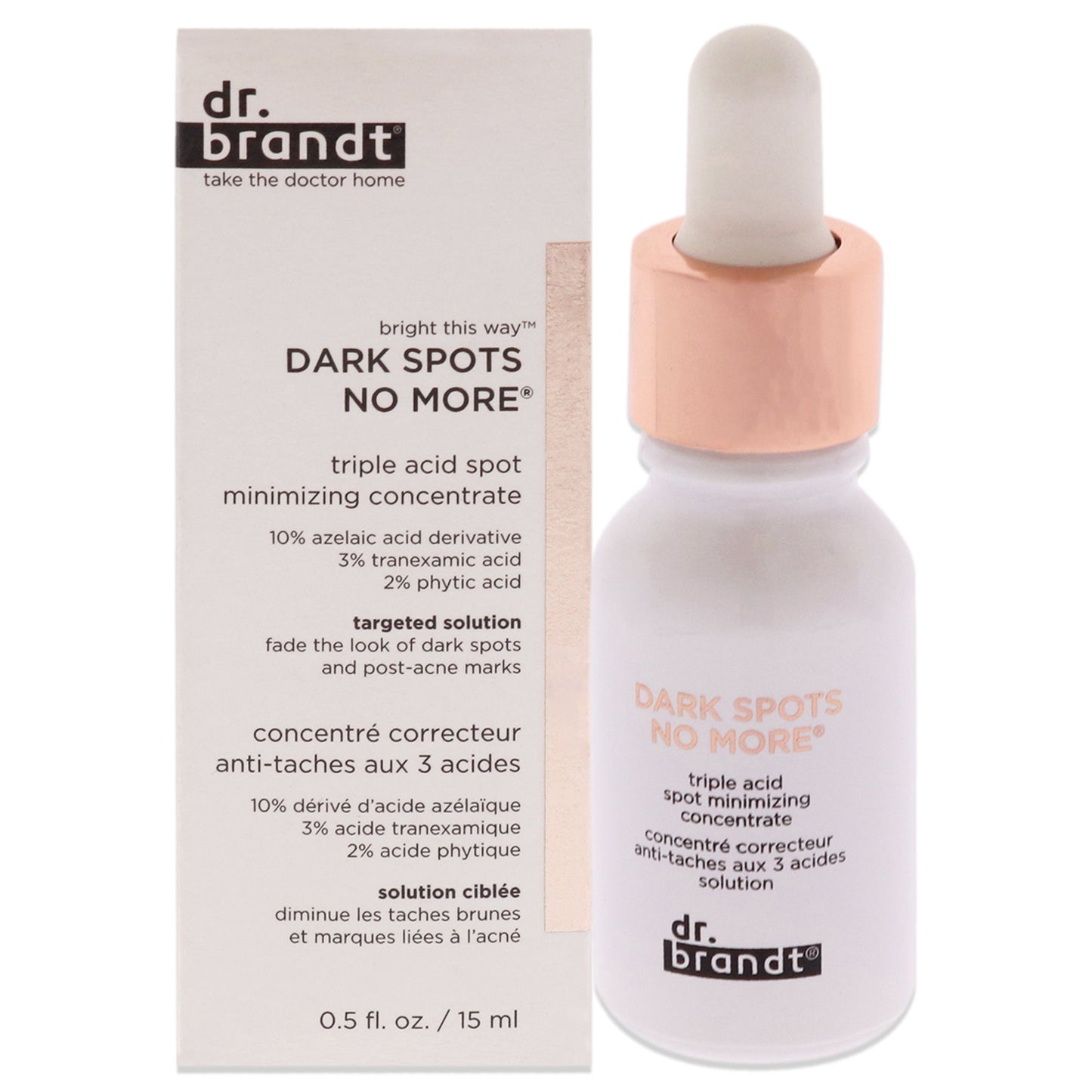 Dark Spots No More Serum Concentre by Dr. Brandt for Unisex 0.5 oz Serum
