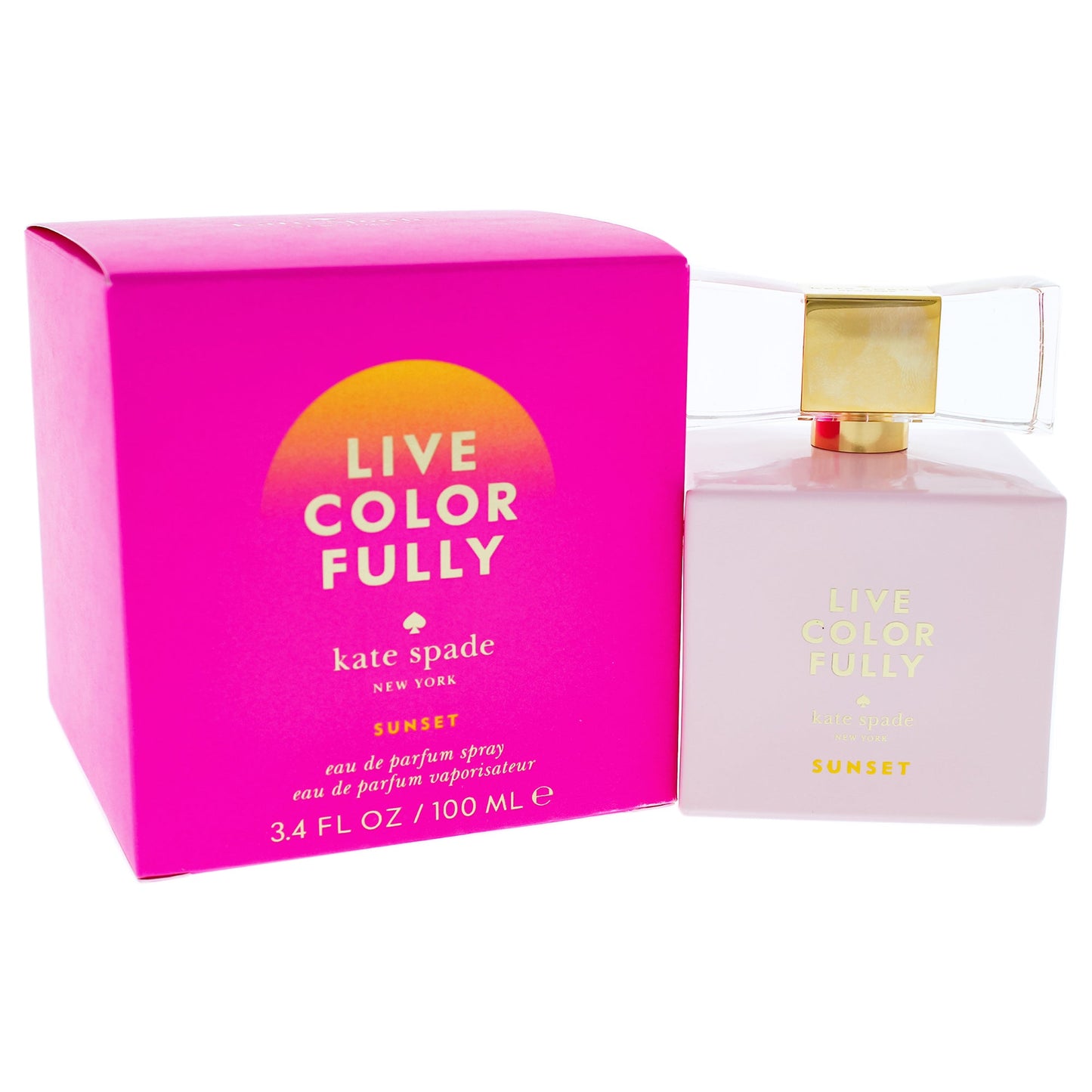 Live Colorfully Sunset by Kate Spade for Women 3.4 oz EDP Spray