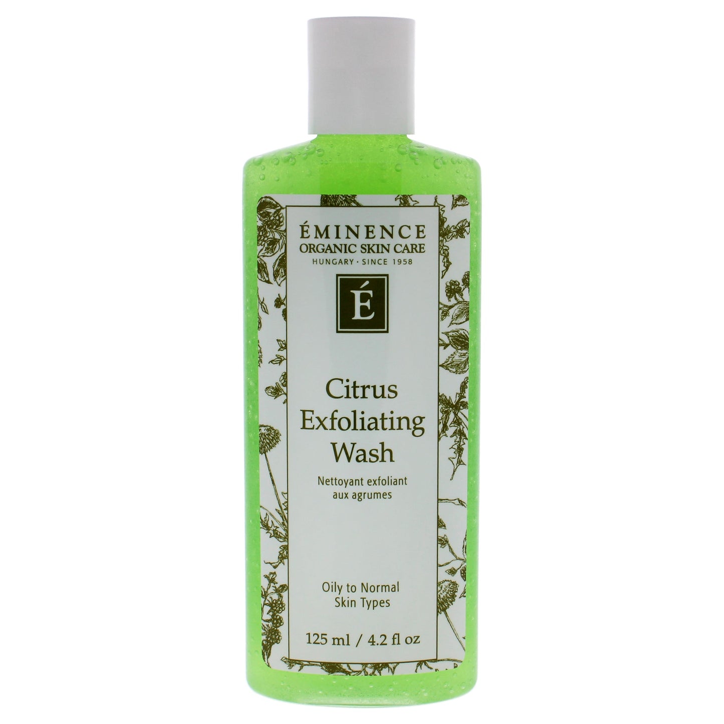 Citrus Exfoliating Wash by Eminence for Unisex - 4.2 oz Cleanser