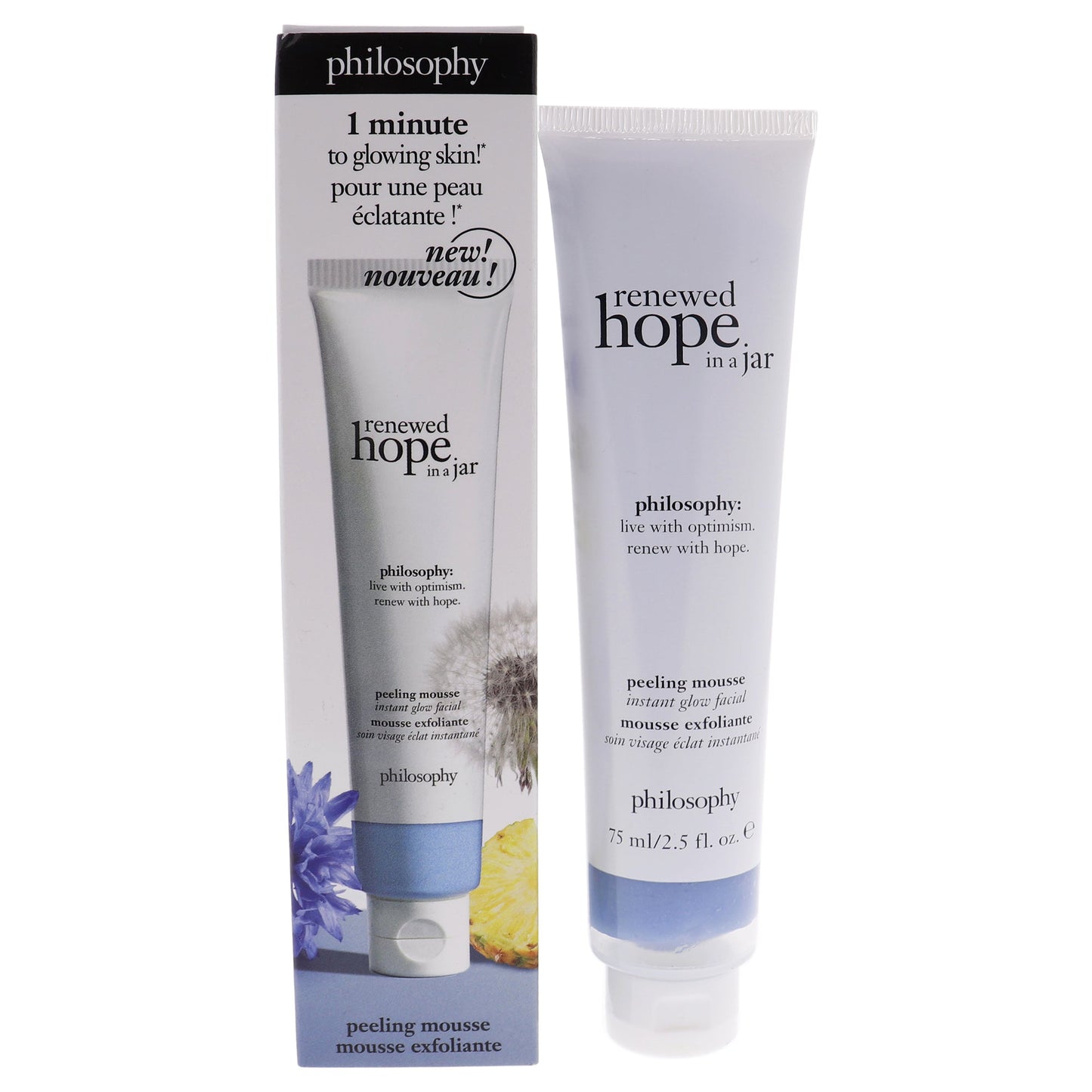Renewed Hope In A Jar Peeling Mousse by Philosophy for Women 2.5 oz Exfoliator