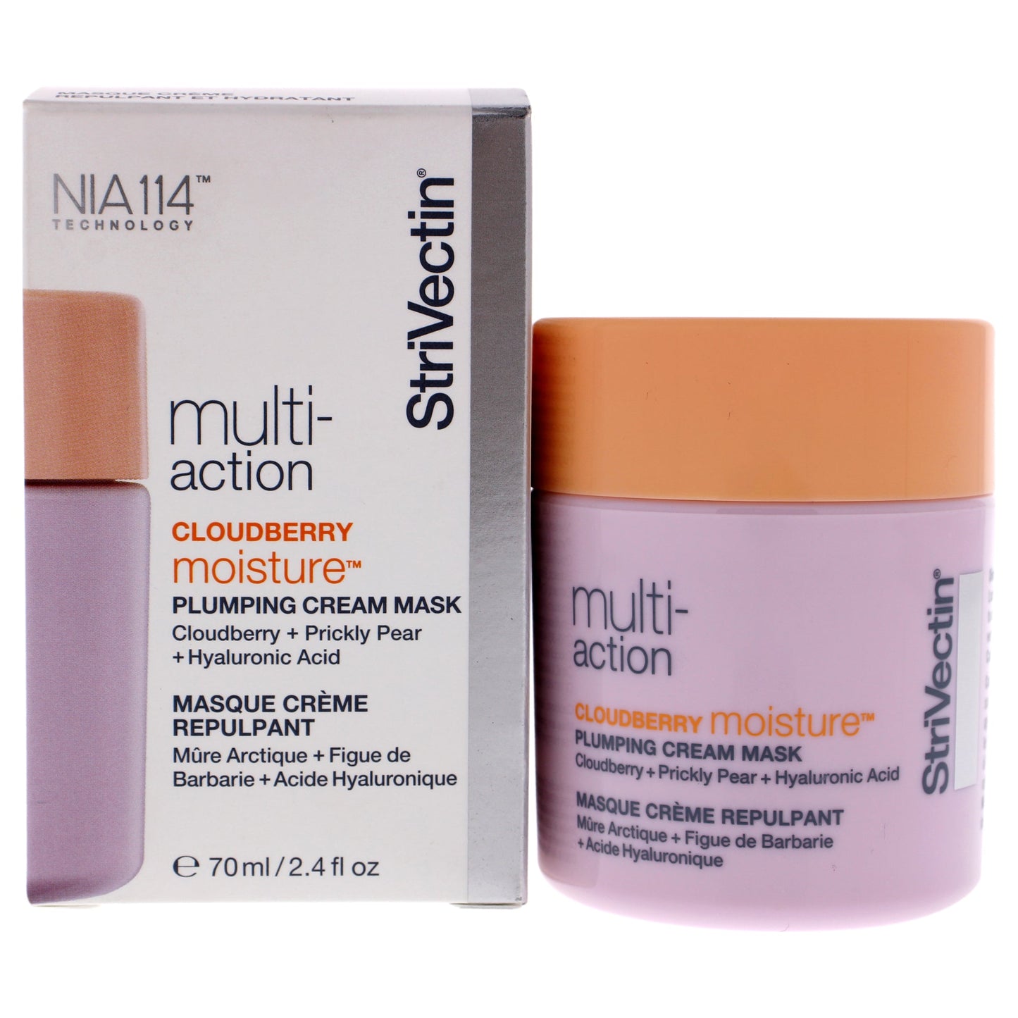 Cloudberry Moisture Plumping Cream Mask by Strivectin for Unisex - 2.4 oz Mask