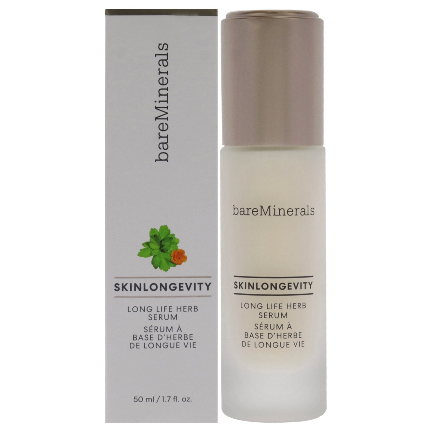Skinlongevity Long Life Herb Serum by bareMinerals for Unisex - 1.7 oz Serum