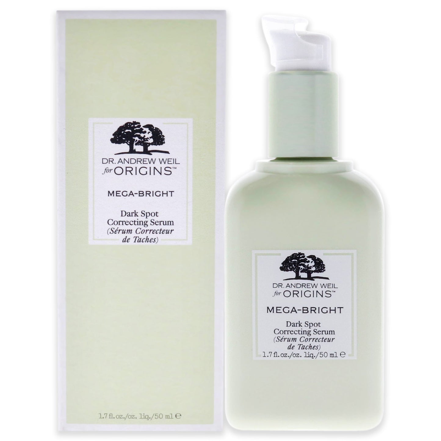 Dr Andrew Weil for Origins Mega-Bright Dark Spot Correcting Serum by Origins for Unisex - 1.7 oz Serum