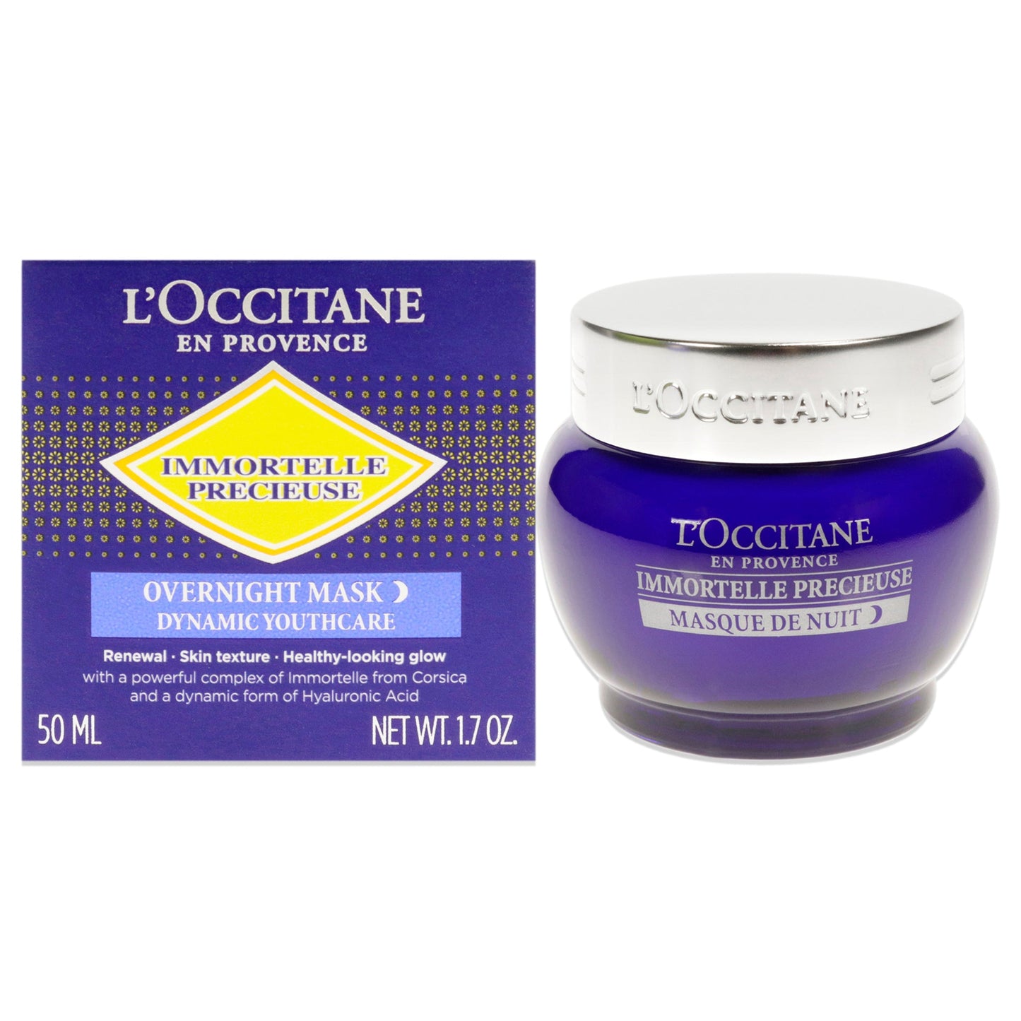 Immortelle Precious Overnight Mask by LOccitane for Unisex - 1.7 oz Mask