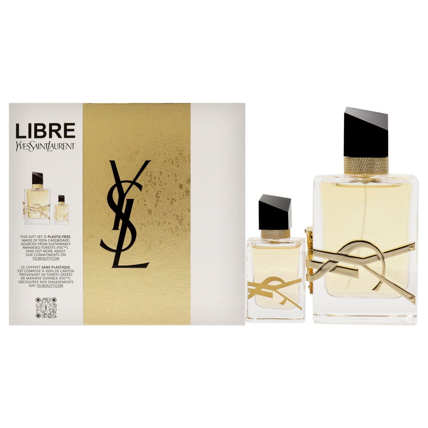 Laurent Libre by Yves Saint Laurent for Women - 2 Pc Gift Set 1.6oz EDP Spray, 7.5ml EDP Spray (Mini)