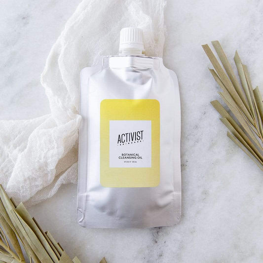 Activist Skincare Botanical Cleansing Oil - Sustainable Facial Cleanser, Vegan, Refillable