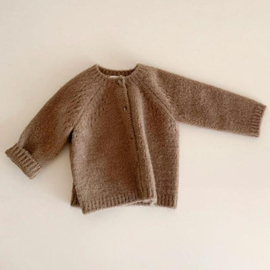 Girl's Clothing brown / 9M 70cm Toddler Knit Cardigans