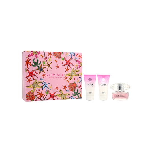 Versace Bright Crystal Eau de Toilette Set 3pcs