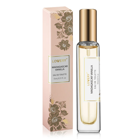 Madagascar Vanilla Eau de Toilette Spray - 15ml Long Lasting Clean Cologne