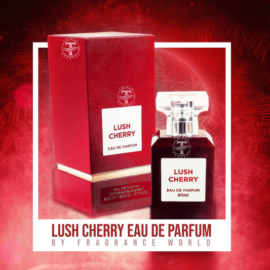 Lush Cherry Eau De Parfum By Fragrance World 80ml 2.7 FL OZ