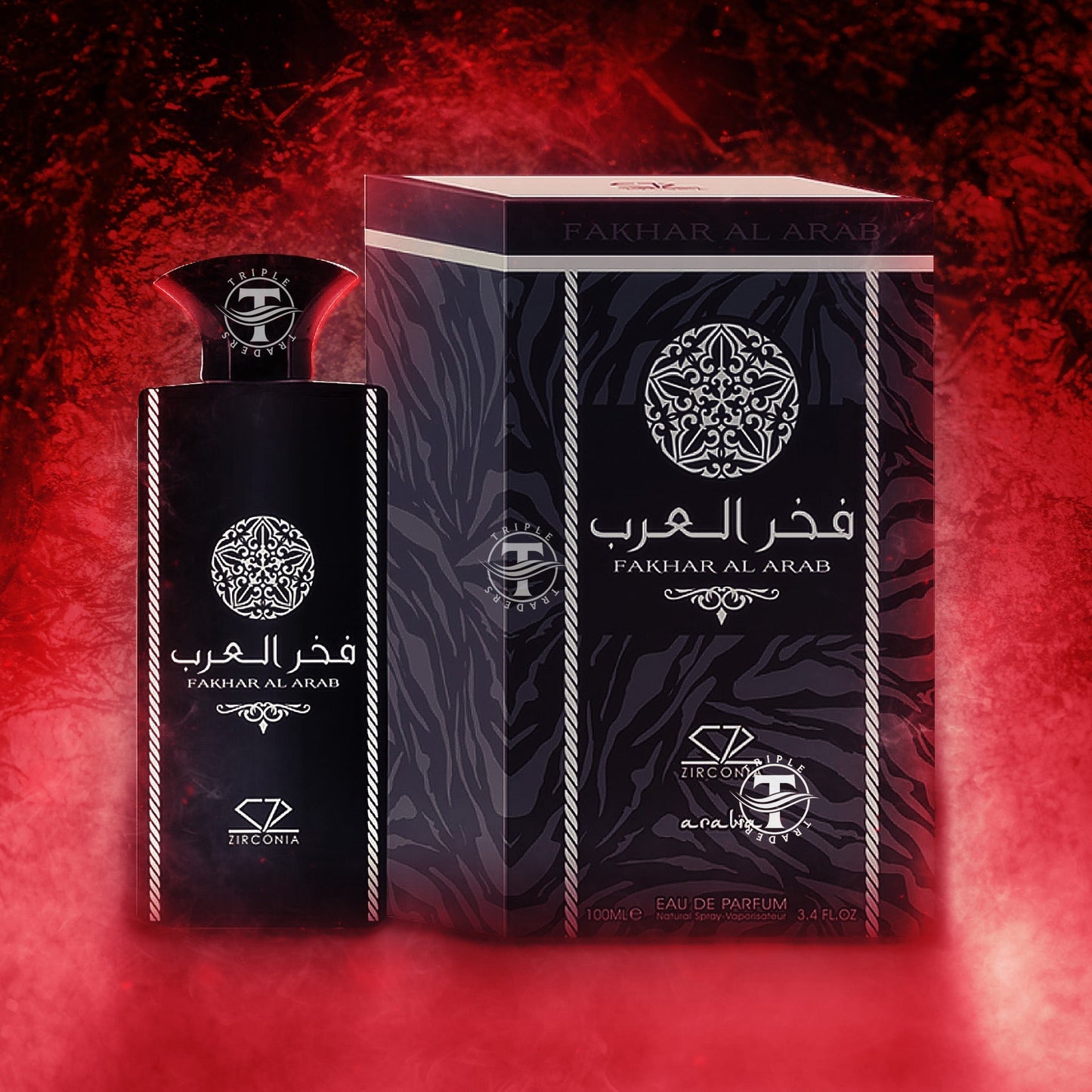 Fakhar Al Arab Eau De Parfum By Zirconia 100ml 3.4 FL OZ