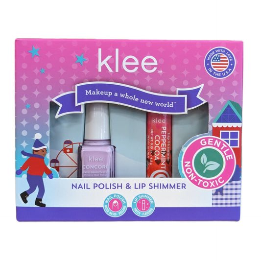 Klee Holiday Nail Polish & Lip Shimmer Set | Angels' Halos