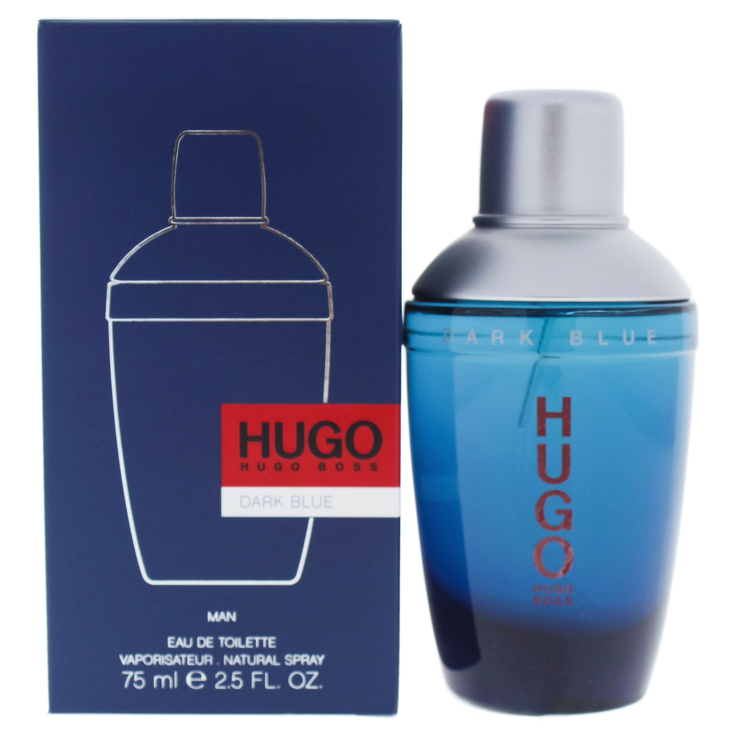 Hugo Dark Blue by Hugo Boss for Men 2.5 oz EDT Spray