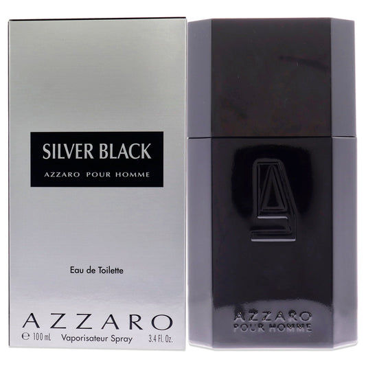 Silver Black by Azzaro for Men 3.4 oz EDT Spray