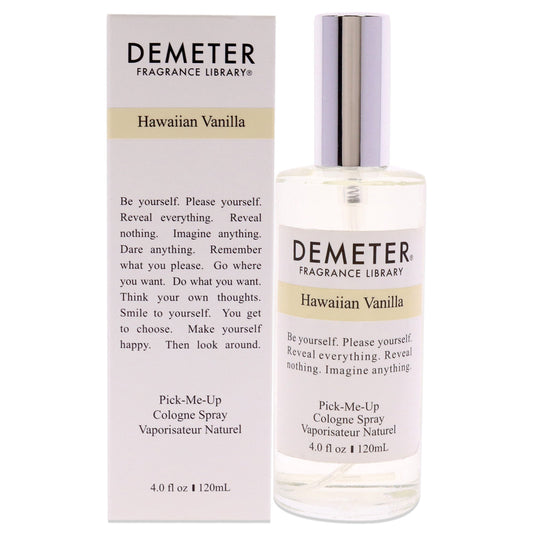 Hawaiian Vanilla by Demeter for Women 4 oz Cologne Spray