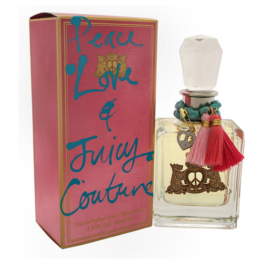 Peace Love & Juicy Couture by Juicy Couture for Women 3.4 oz EDP Spray