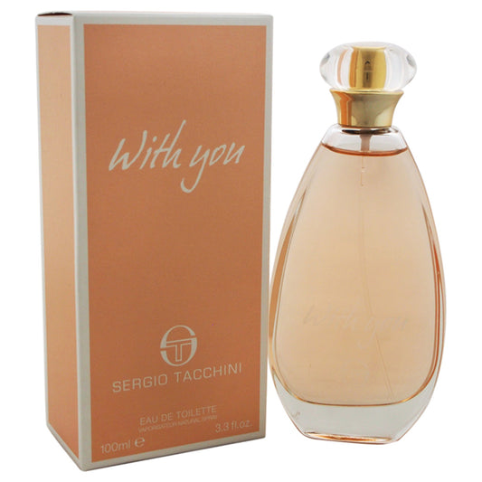 Sergio Tacchini With You by Sergio Tacchini for Women 3.3 oz EDT Spray