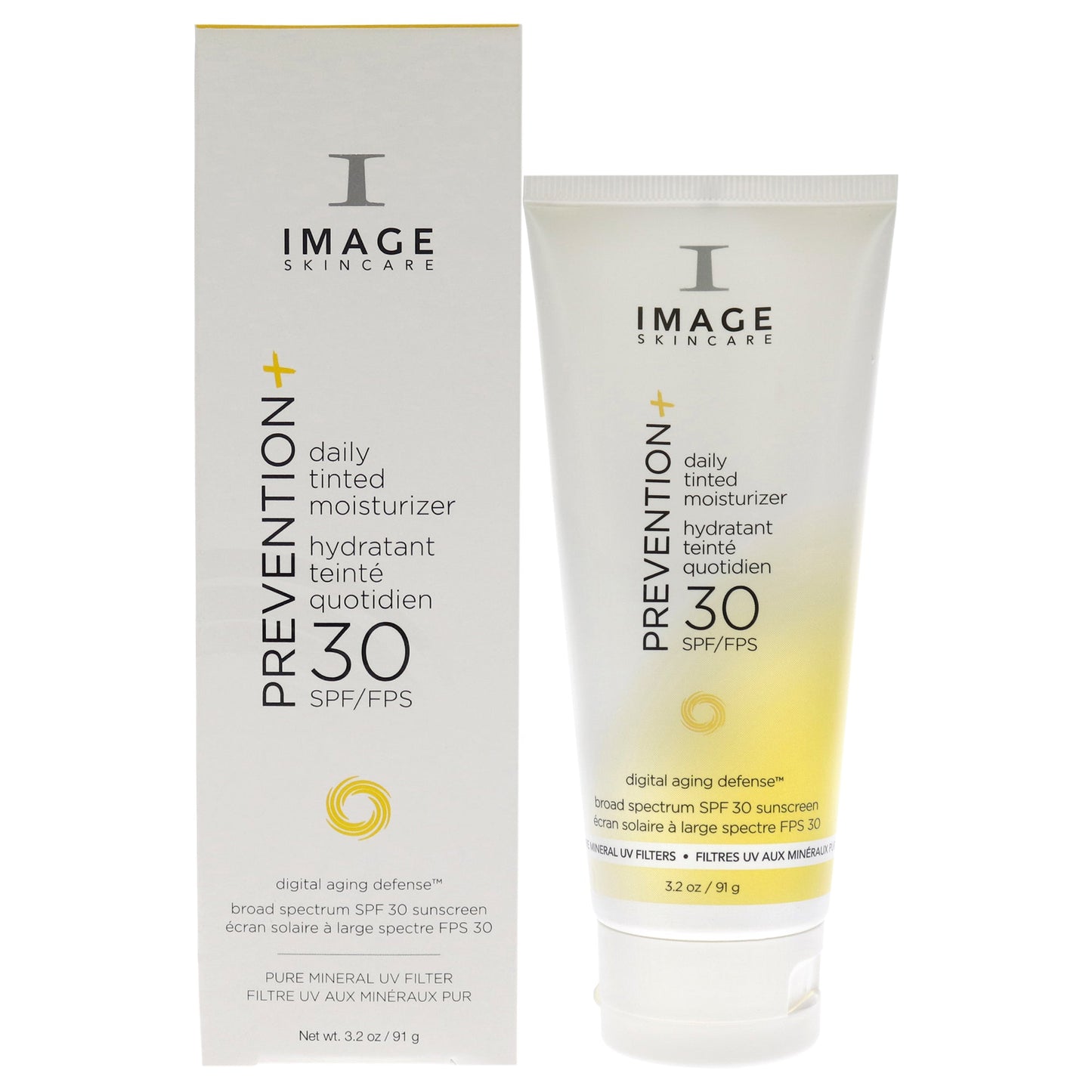 Prevention Plus Daily Tinted Moisturizer SPF 30 - Oil-Free by Image for Unisex 3.2 oz Moisturizer