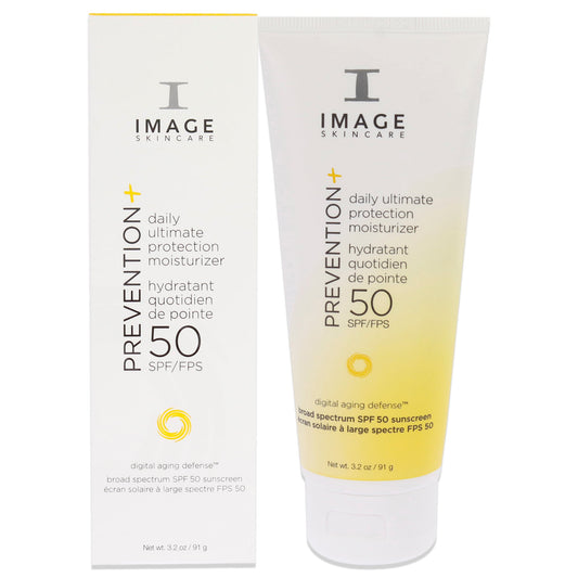 Prevention Plus Daily Ultimate Protection Moistrurizer SPF 50 by Image for Unisex 3.2 oz Moisturizer