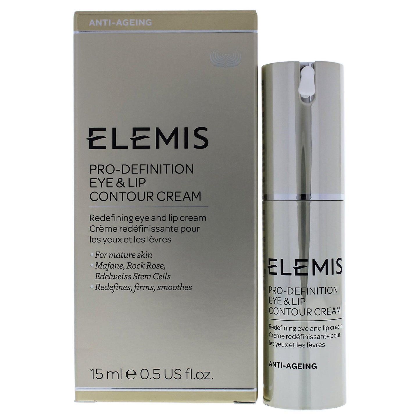 Pro-Intense Eye and Lip Contour Cream by Elemis for Unisex - 0.5 oz Cream