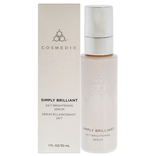 Simply Brilliant 24-7 Brightening Serum by CosMedix for Unisex - 1 oz Serum