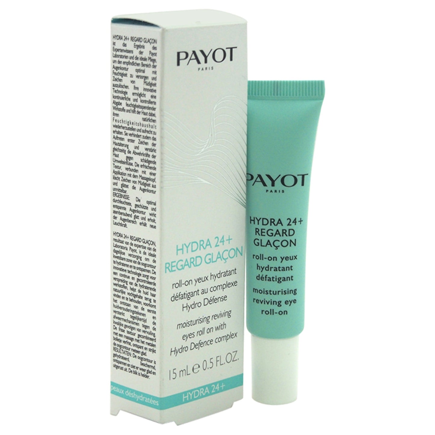 Hydra 24+ Regard Glacon Moisturising Reviving Eyes Roll-On by Payot for Women 0.5 oz Treatment