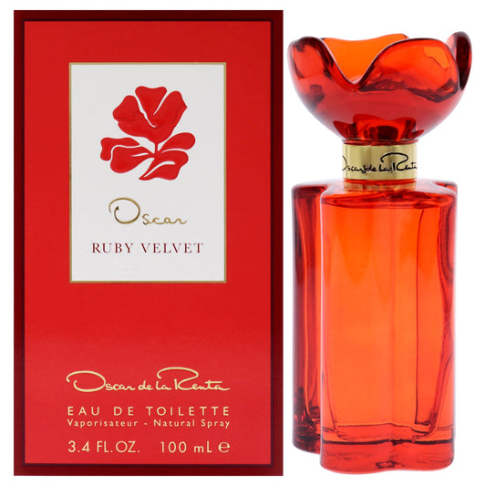 Ruby Velvet by Oscar De La Renta for Women - 3.4 oz EDT Spray