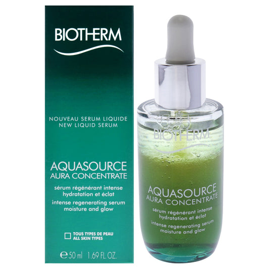 Aquasource Aura Concentrate by Biotherm for Women - 1.69 oz Serum