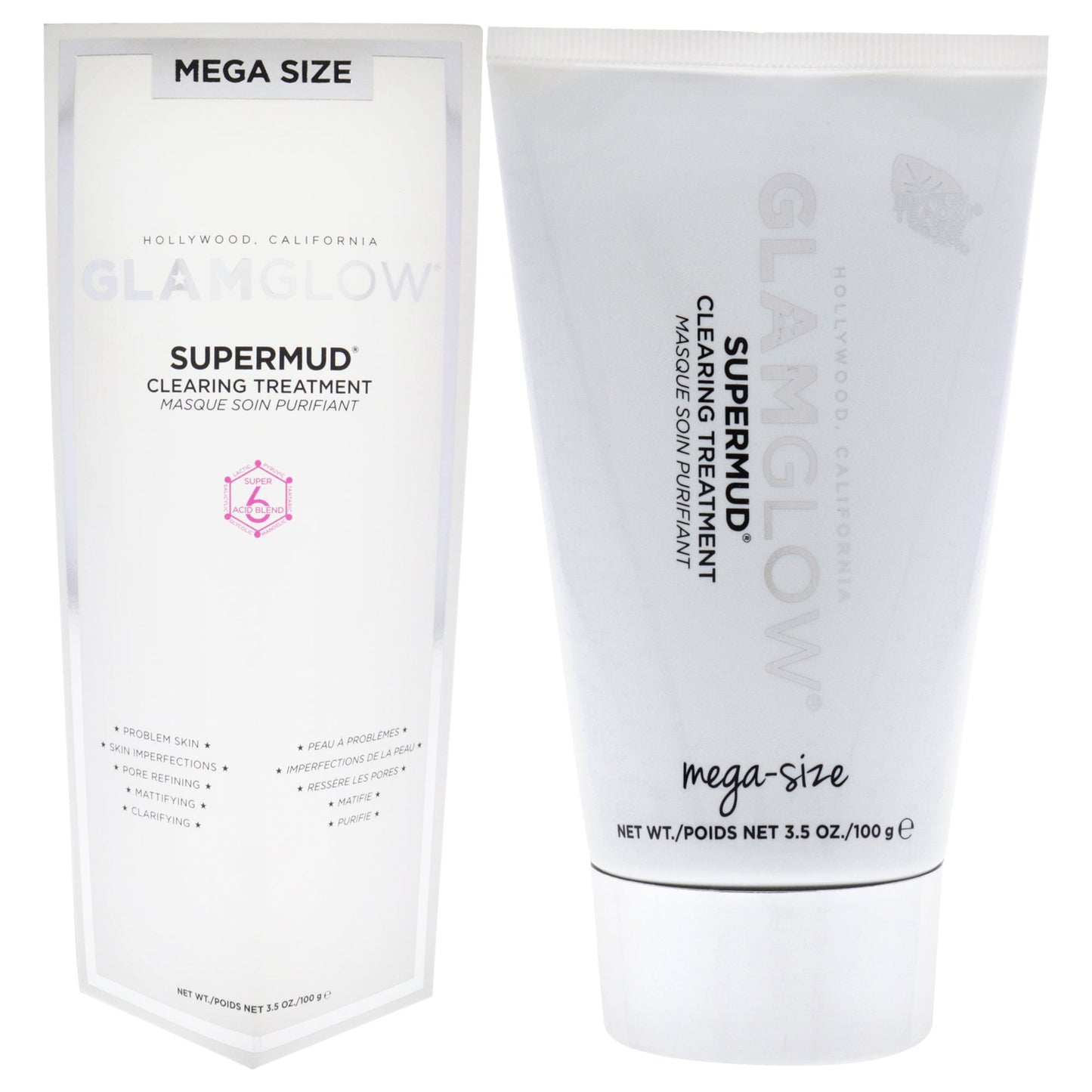 Supermud Clearing Treatment by Glamglow for Unisex - 3.5 oz Treatment