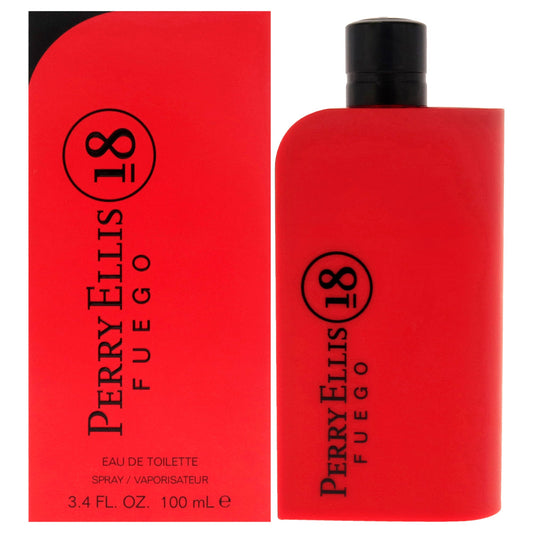 Perry Ellis 18 Fuego by Perry Ellis for Men 3.4 oz EDT Spray