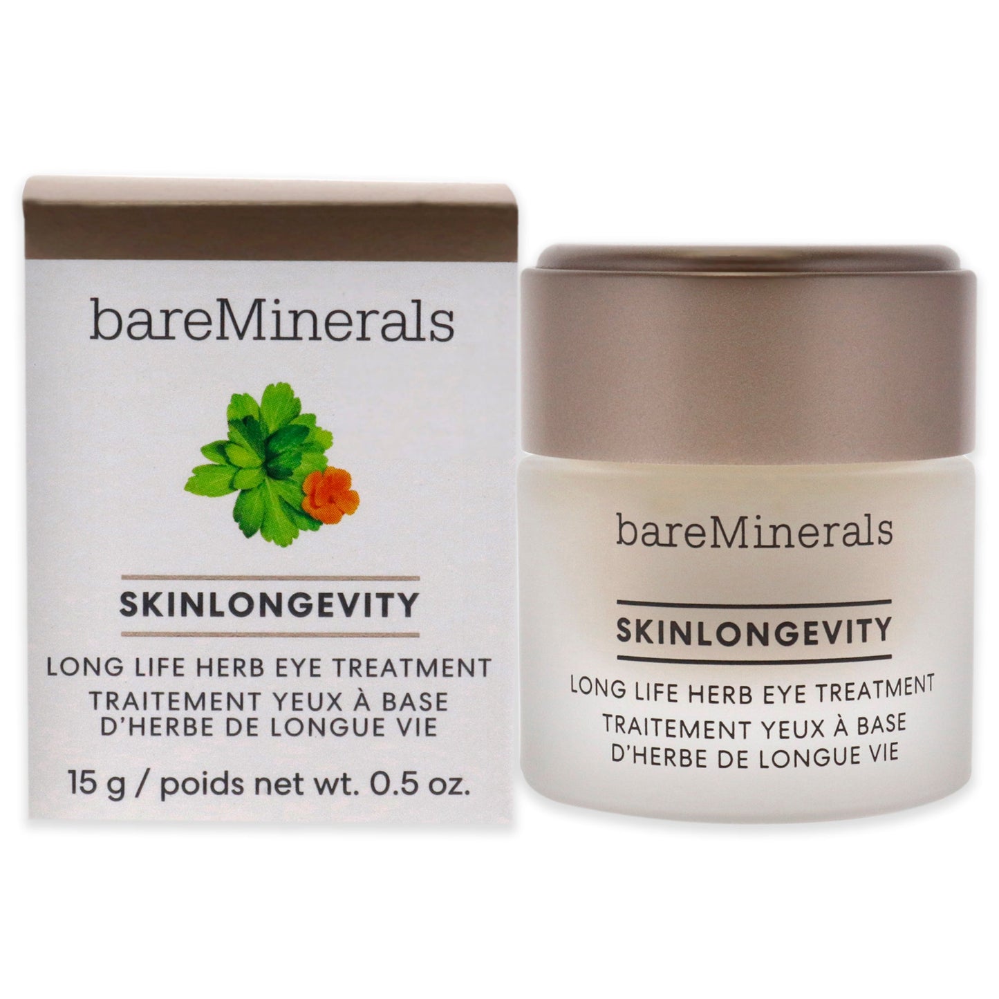 Skinlongevity Long Life Herb Eye Treatment by bareMinerals for Unisex 0.5 oz Treatment