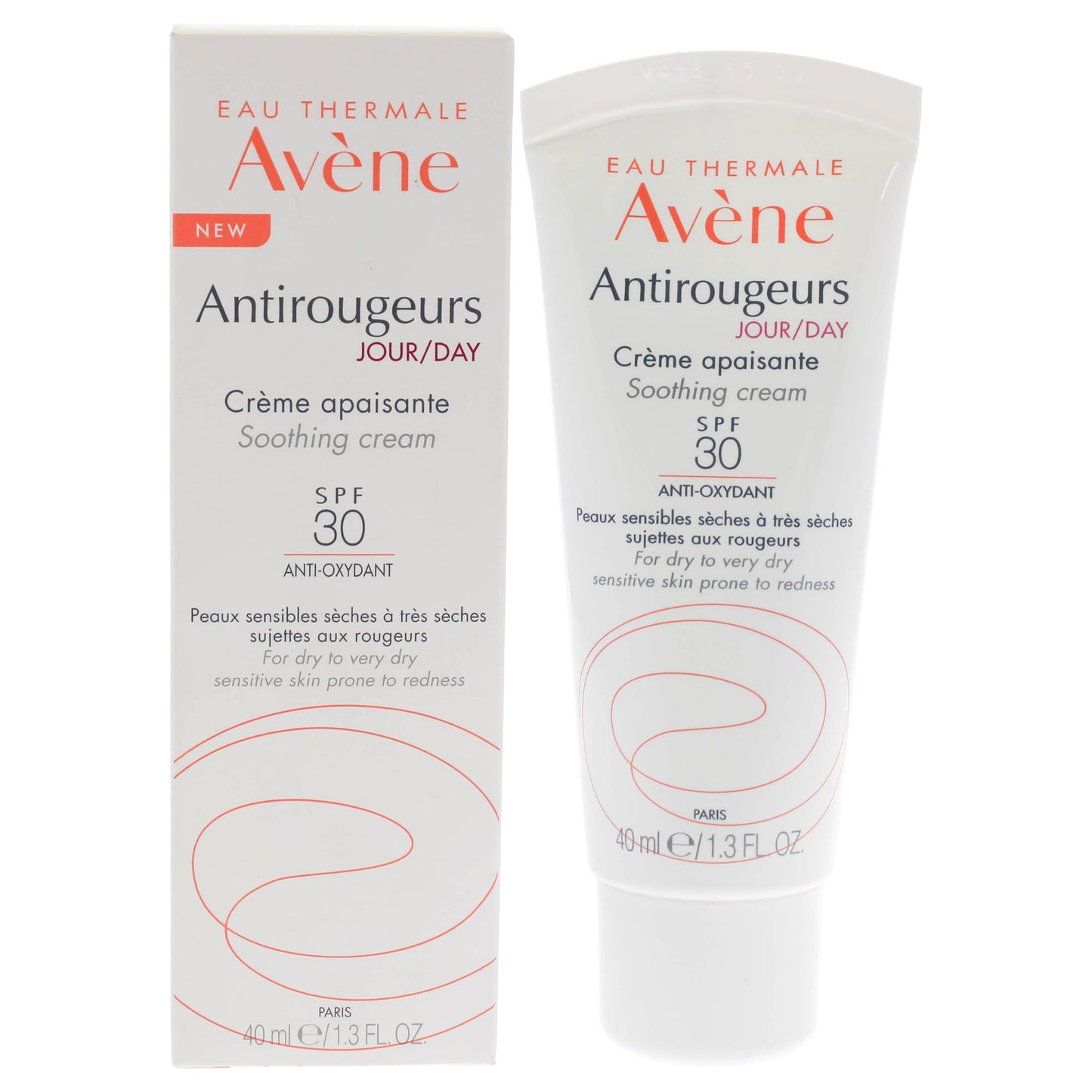 Antirougeurs Day Sothing Cream SPF 30 by Avene for Unisex 1.35 oz Cream