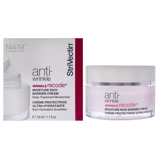 Wrinkle Recode Moisture Rich Barrier Cream by Strivectin for Unisex - 1.7 oz Cream