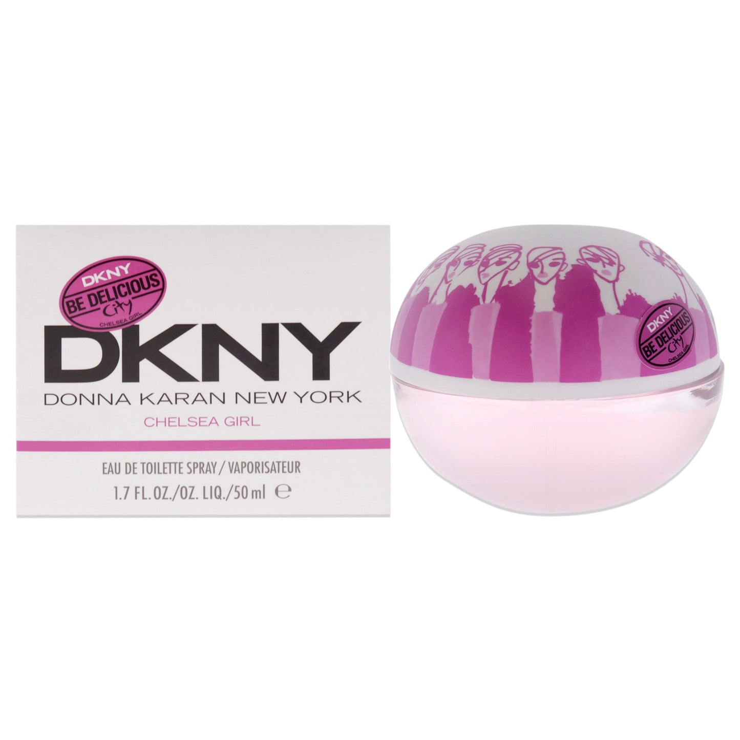 DKNY Be Delicious City Chelsea Girl by Donna Karan for Women - 1.7 oz EDT Spray