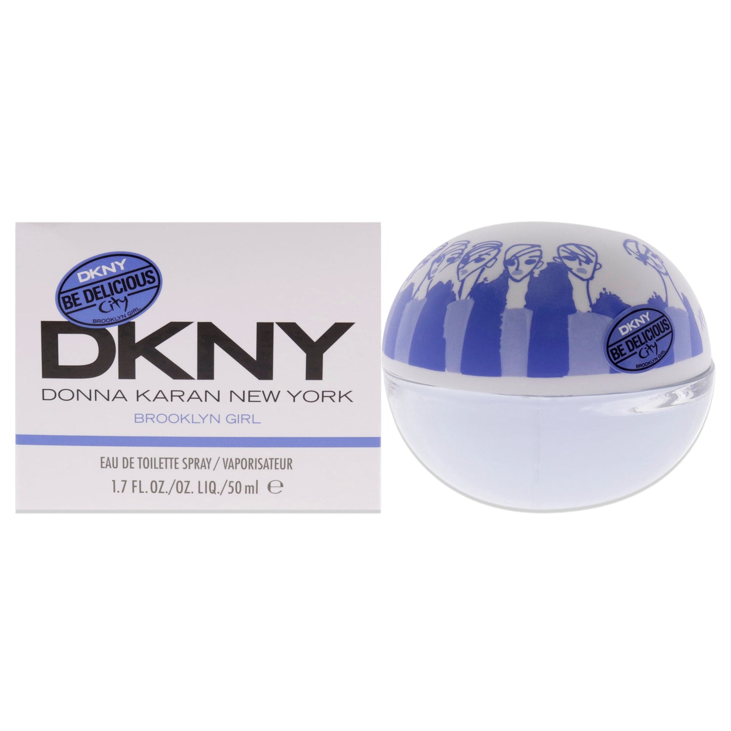 DKNY Be Delicious City Brooklyn Girl by Donna Karan for Women - 1.7 oz EDP Spray