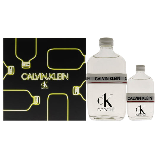 CK Everyone by Calvin Klein for Unisex - 2 Pc Gift Set 6.7oz EDT Spray, 1.6oz EDT Spray