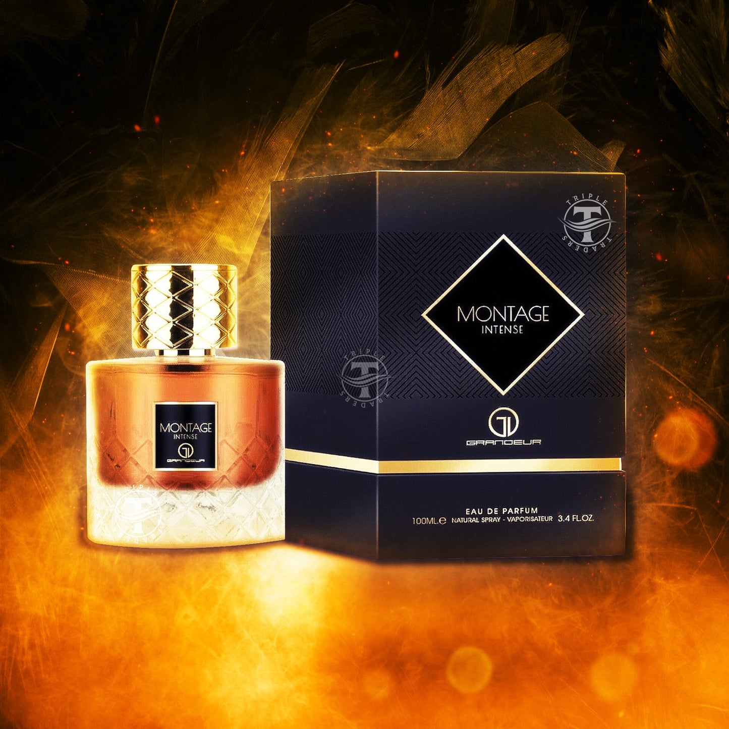 Montage Intense Eau De Parfum 100ml 3.4 FL OZ By Grandeur Elite ( Similar To Khamrah )