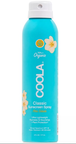 Clear Organic Sunscreen Spray SPF 30