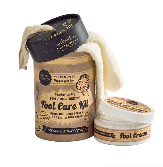 Foot Care Kit- Retro -( Lavender & Mint )