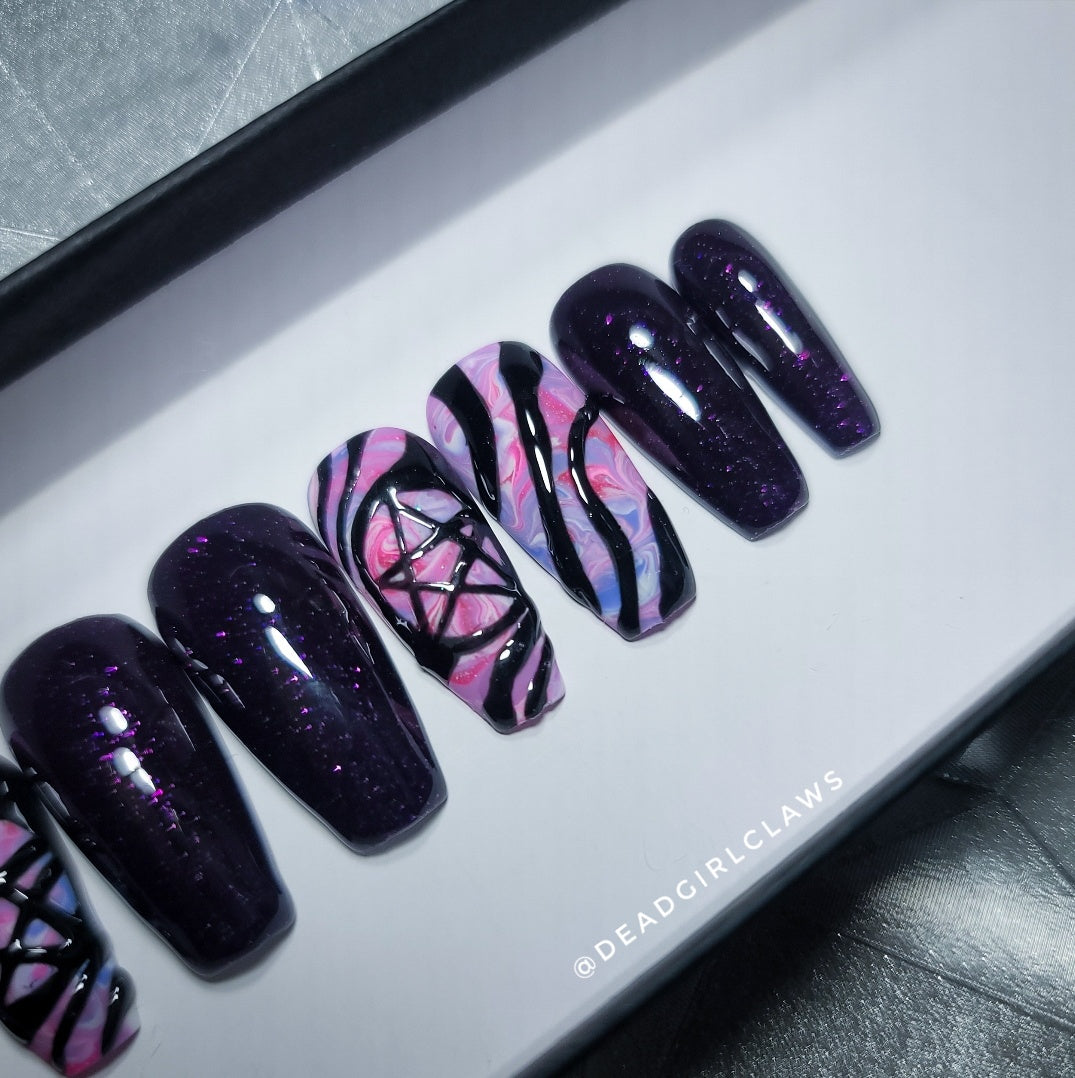 Occult Press on Nail Set