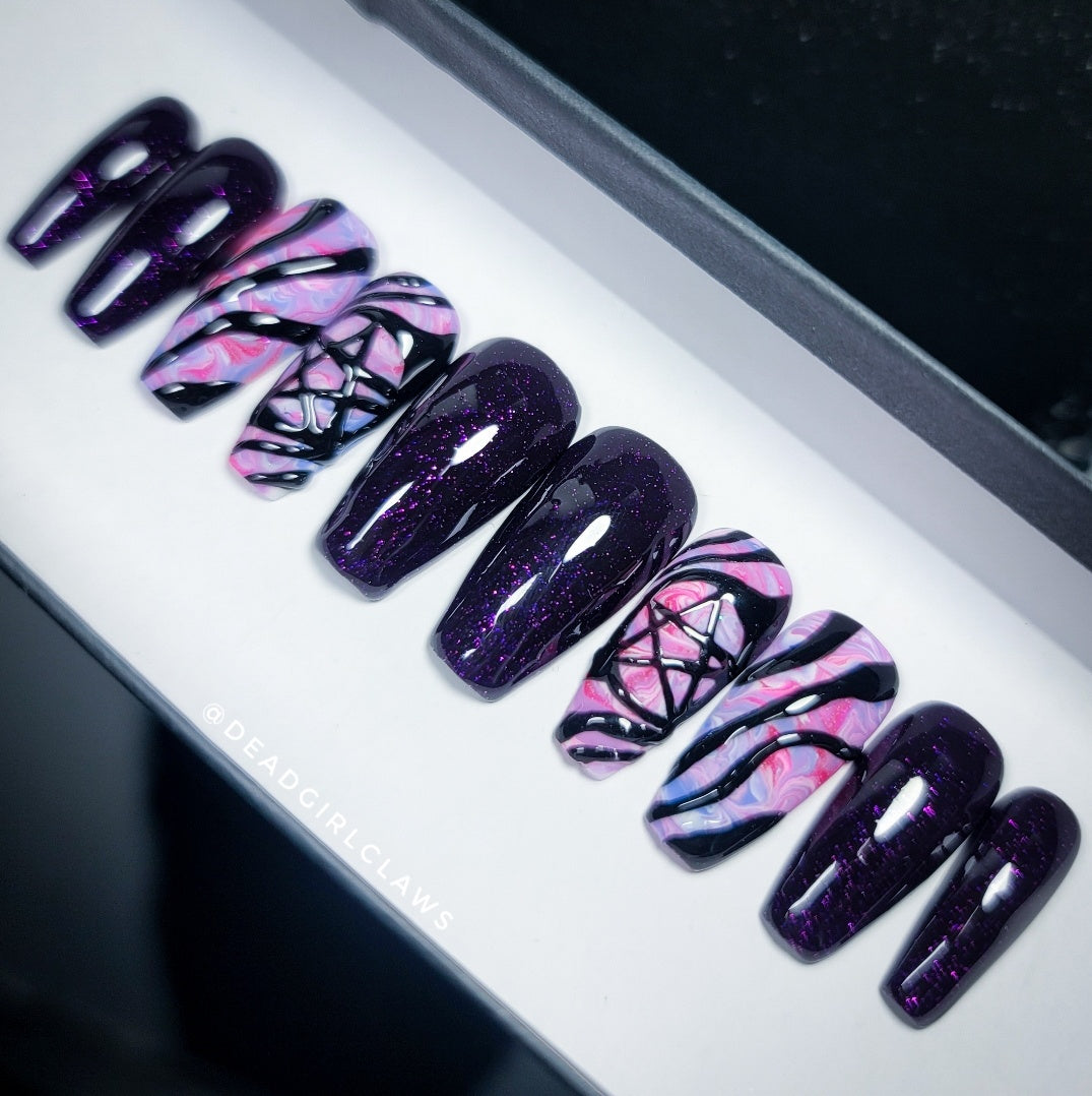 Occult Press on Nail Set