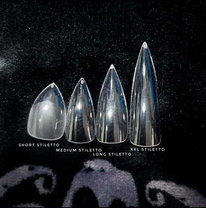 Heart Skulls Press on Nail Set