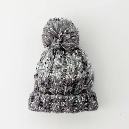 Huggalugs Grey Tweed Beanie Hat